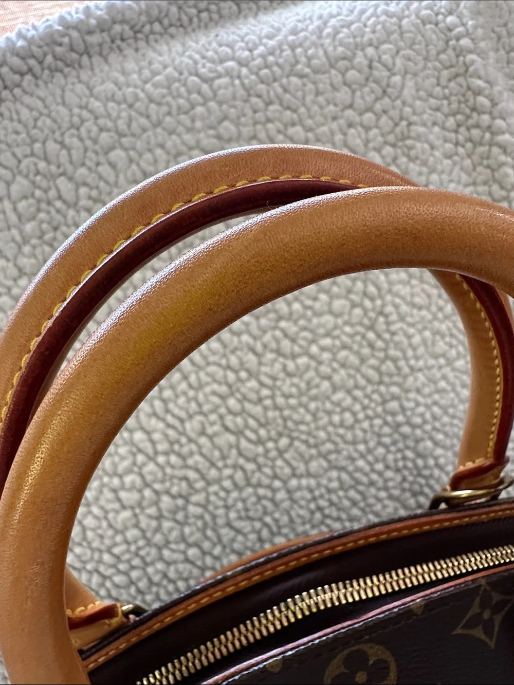 Louis Vuitton Y2K Monogram Ellipse MM top handle vintage with dust bag
